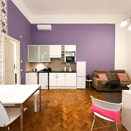 Bright 1br In - Purple House Ac * Budapeşte
